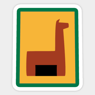 The Emperor's Llama Sticker